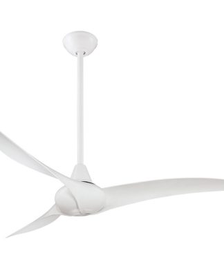 Wave 52 in. Indoor Ceiling Fan in White