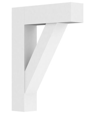 5"Wx24"Dx32"H Standard Traditional Architectural Grade PVC Bracket