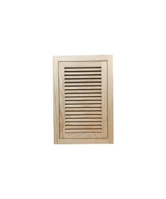 Wood Return Air Filter Grille, 12"x18", Standard Square Edge, Ogee Edge