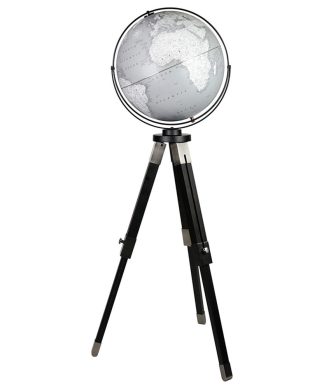Willston Gray Floor Globe