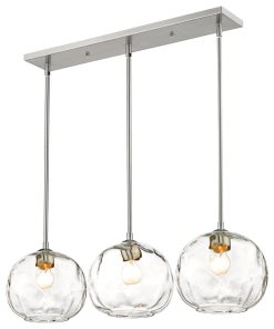 Z-Lite 3 Light Island/Billiard, Brushed Nickel, 490P10-3L-BN