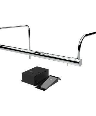 16" Tru-Slim Picture Light, Chrome With Hard Wire Kit and Remote