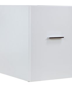 14-in. W 17.8-in. H Modern Plywood-Veneer Modular Drawer In White