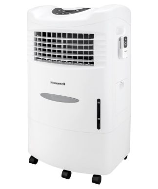 470 CFM Indoor Evaporative Air Cooler (Swamp Cooler) With Remote Control, White