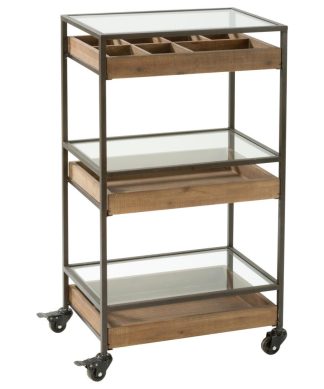 3 Tier Rolling Utility Cart