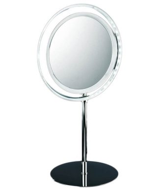 WS Bath Collections WS 15 Spiegel Battery Powered Circular - Polished Chrome