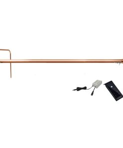 30" Slim Line Art Light, Rose Gold With Plug-in and Remote