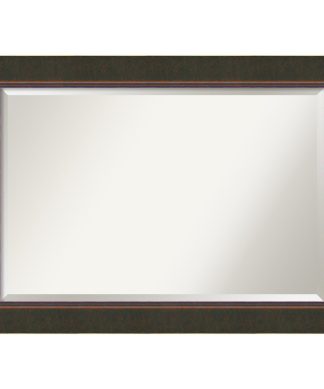 Wall Mirror, Milano Bronze, Outer Size 42x30
