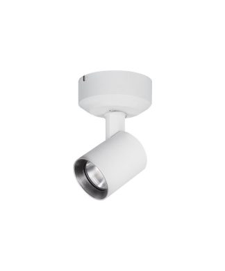WAC-Lighting Lucio LED 10W Monopoint Spot Light, 3000K Asymmetric Beam, White