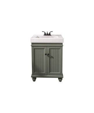 24" Pewter Green Sink Vanity