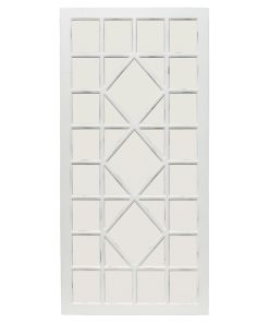 Virginia Mirror, Ivory Painted Wood