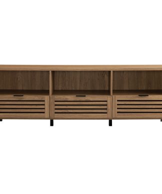70" Jackson Slat Tv Console, English Oak