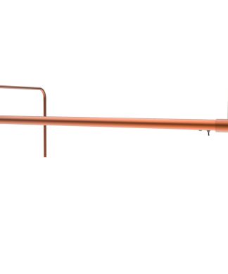 21" Slim Line Frame Light, Rose Gold With Plug-In Installation
