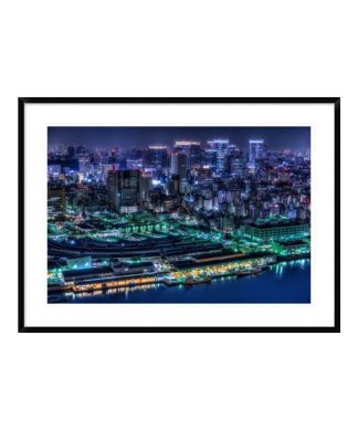 "Tokyo" Framed Digital Print by Tomoshi Hara, 44x32"