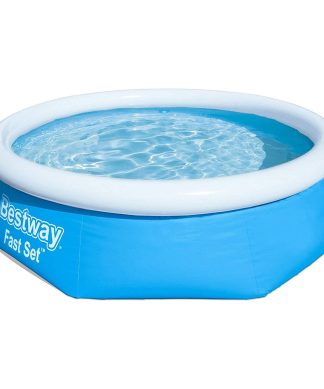 12ft Round Inflatable Easy Set Kids Swimming Pool with Filter Pump