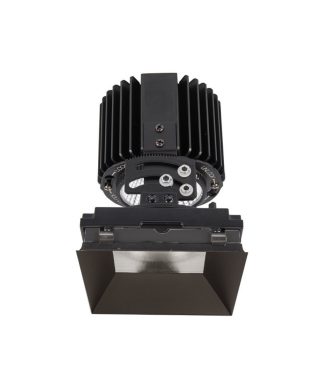 Volta 4.5" LED Square, Light Narrow 25 3000K Soft White, Copper Bronze
