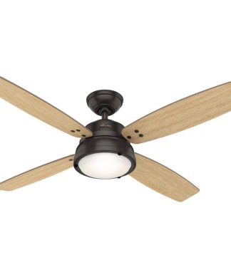 Wingate 2 Light 52" Indoor Ceiling Fan, Noble Bronze
