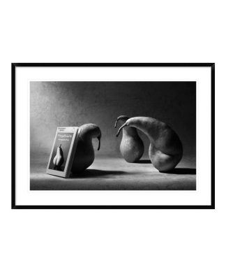 "What Are You Reading, Son?" Framed Digital Print by Victoria Ivanova, 44x31"