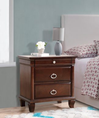 Yampai Nightstand, Cappuccino