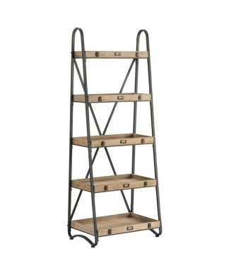 Voyager Metal And Wood Tiered Etagere