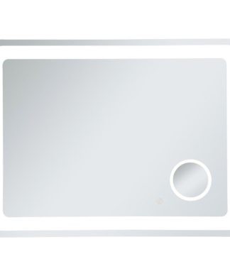 30"x40" Hardwired Led Mirror With Magnifier and Color Changing Temperature