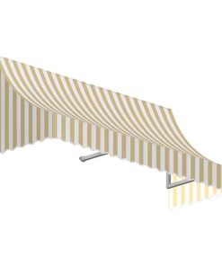 4' Nantucket Window/Entry Awning, Linen/White