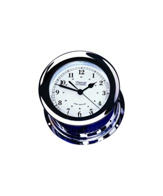 Weems and Plath Chrome Atlantis Quartz Clock