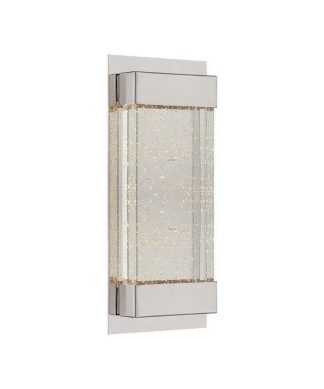 WAC Lighting Mythical 13" LED Wall Sconce, Polished Nickel