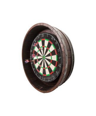 Wine Barrel Dartboard