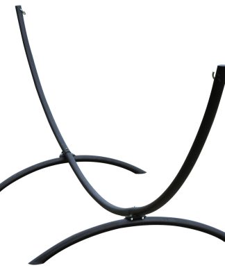15' Arc Hammock Stand, Steel, Black