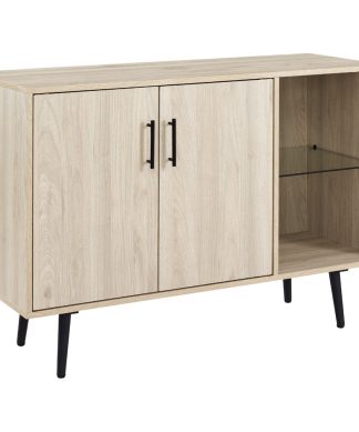44" Mid Century Modern TV Stand Buffet, Birch