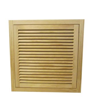 Wood Return Air Filter Grille, 20"x20", Standard Square Edge, Standard Sqaure Ed