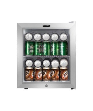 Whynter 62 Can Capacity Stainless Steel Beverage Refrigerator With Lock