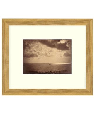 "The Brig" Sepia Tone Framed Photo, 22"X28"