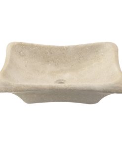 867 Galaga Beige Marble Vessel Sink