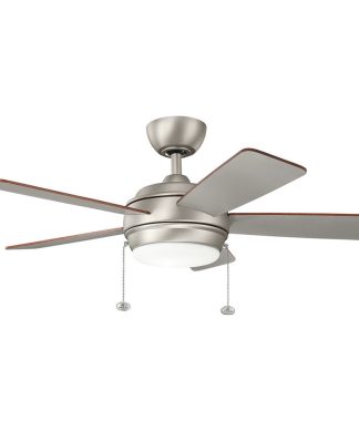 42" Starkk LED Fan, Brushed Nickel