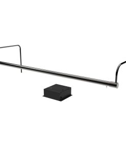 30" Slim Line Art Light, Black With Dimmable Direct Wire Kit