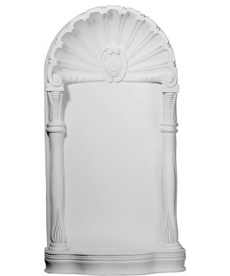 19 5/8"Wx37 5/8"Hx8"D, Shell Niche, Surface Mount