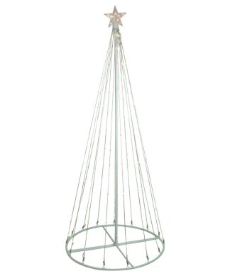 6' LED Color Changing Multiple Function Outdoor Show Cone Tree