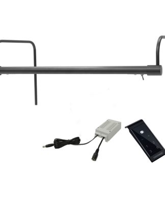 16" Slim Line Art Light, Oil Rubbed Bronze With Plug-in and Remote