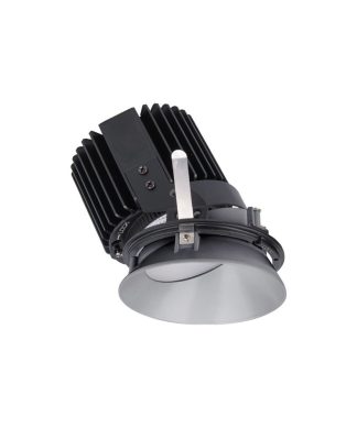 Volta 4.5" LED Round Wall Wash, Light Asymmetrical 3500K White, Copper Bronze