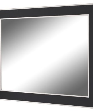 Xavier Black and Silver Wall Mirror 29.75"x65.75"