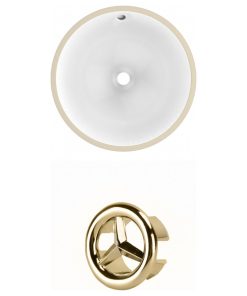 15.25-in. W Bathroom Undermount Sink Set RPBK-20451