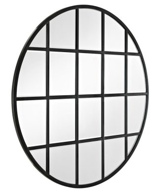 40" Round Beveled Window Mirror