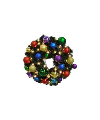 4' Sequoia Wreath Decorated With The Royal Ornament