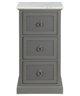 16"x13"x30" Gray Mdf Cabinet