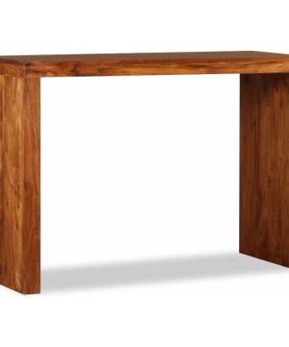 vidaXL Solid Wood Console Table 43.3" with Sheesham Finish Accent End Stand