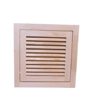 Wood Return Air Filter Grille, 12"x12", Standard Sqaure Edge