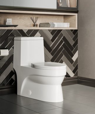 Virage One Piece Elongated Dual Flush Toilet 0.8/1.28 gpf