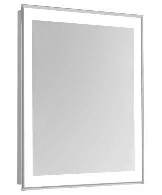 4 Sides LED Edge Hardwired Mirror Rectangle W24"H40" Dimmable 5000K